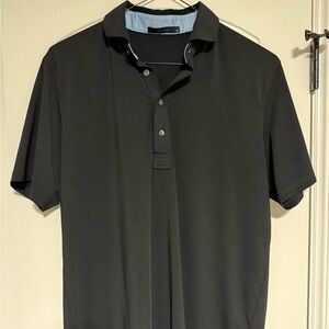 Greyson Mens Cayuse Black Golf Polo Shirt